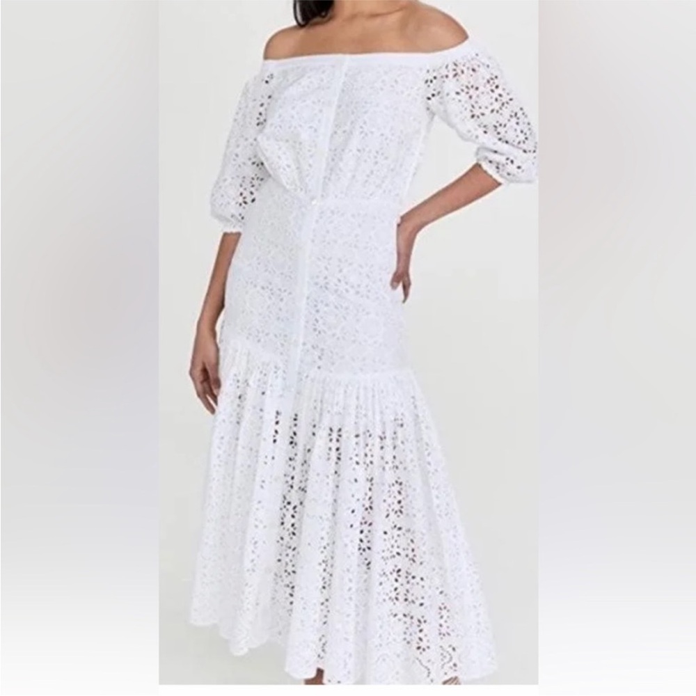 Veronica Beard NWT Cali Dress White